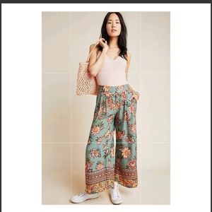 Anthropologie farm rio floral pants